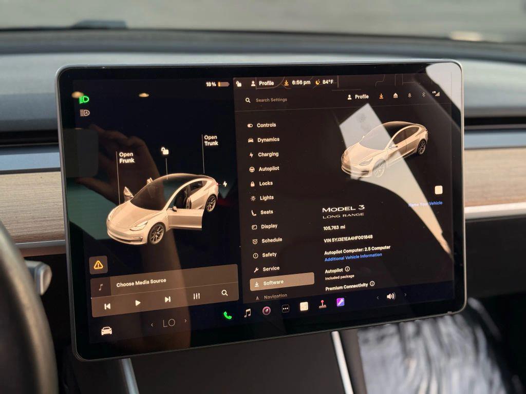 used 2017 Tesla Model 3 car, priced at $17,499