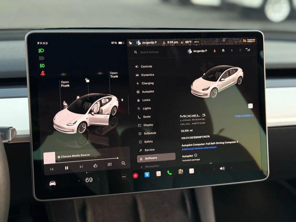 used 2022 Tesla Model 3 car, priced at $22,999