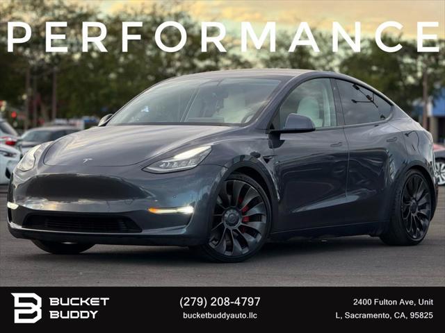 used 2020 Tesla Model Y car, priced at $19,999