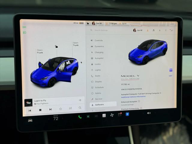 used 2020 Tesla Model Y car, priced at $19,999