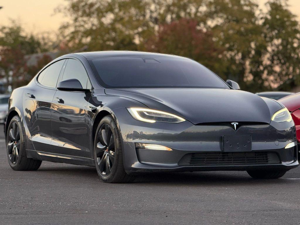 used 2021 Tesla Model S car, priced at $34,999