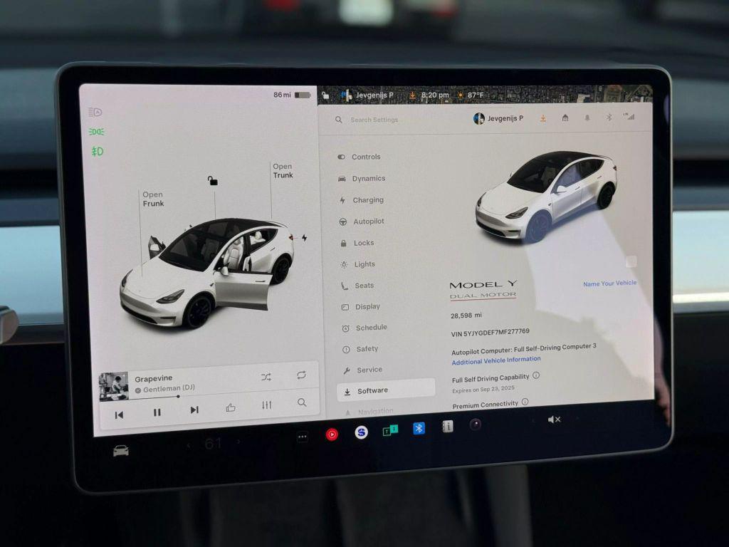 used 2021 Tesla Model Y car, priced at $29,999