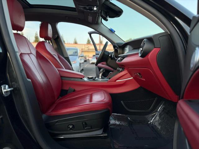 used 2018 Alfa Romeo Stelvio car, priced at $15,499