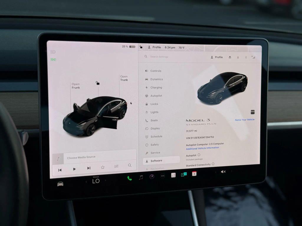 used 2019 Tesla Model 3 car, priced at $21,999
