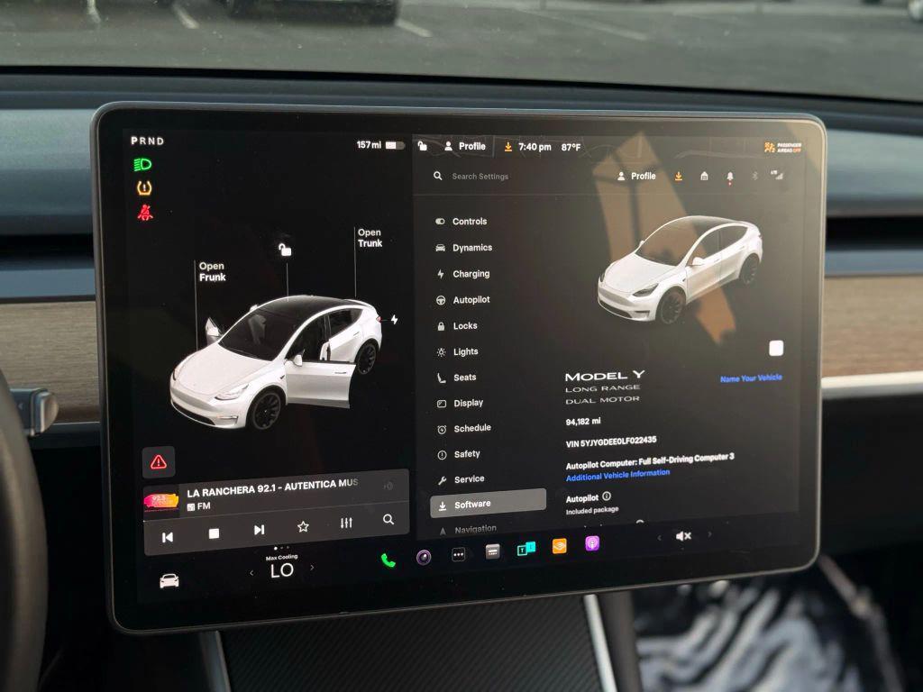 used 2020 Tesla Model Y car, priced at $20,999