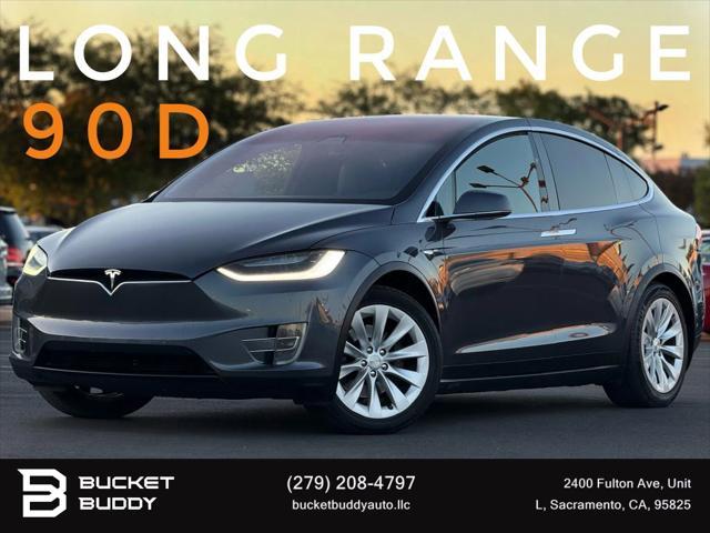 used 2016 Tesla Model X car, priced at $17,499