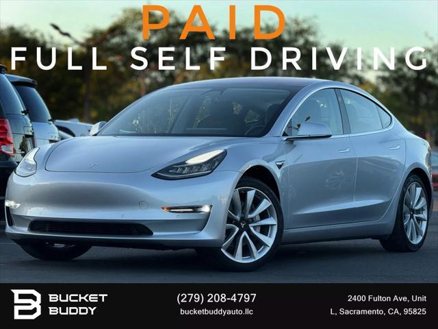used 2018 Tesla Model 3 car, priced at $26,499