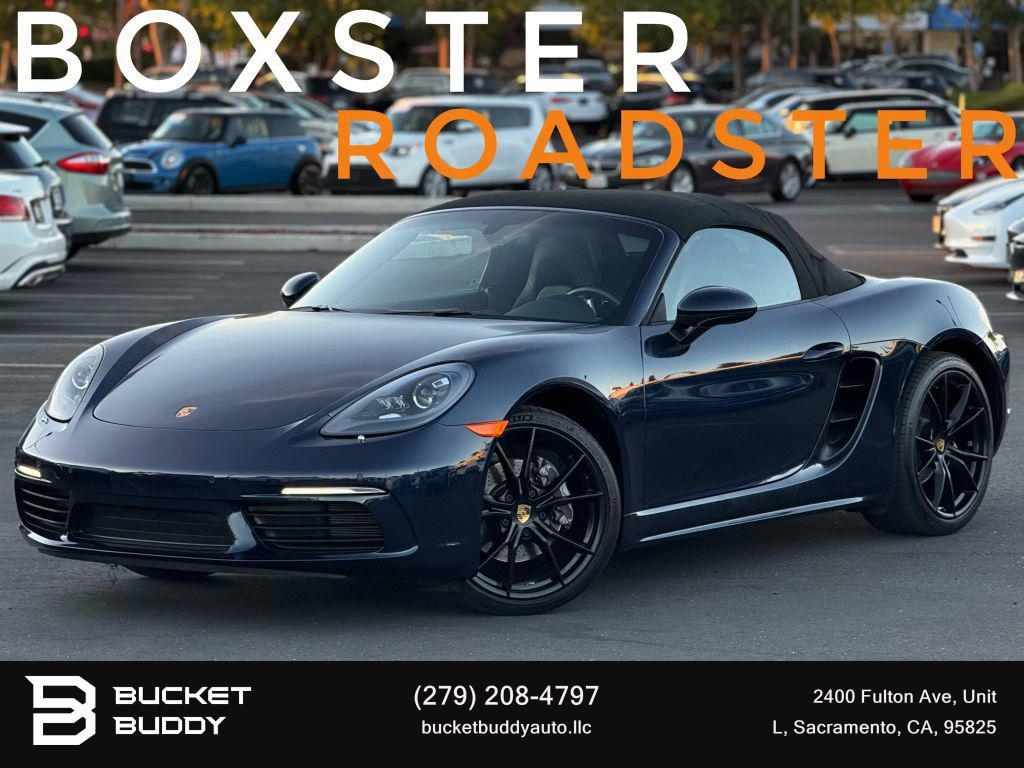 used 2018 Porsche 718 Boxster car, priced at $39,999