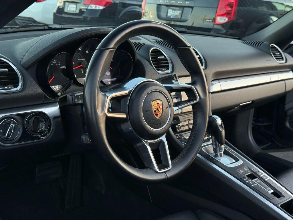 used 2018 Porsche 718 Boxster car, priced at $39,999