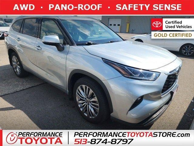 used 2021 Toyota Highlander car, priced at $37,034