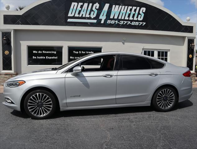 used 2018 Ford Fusion Hybrid car, priced at $9,900