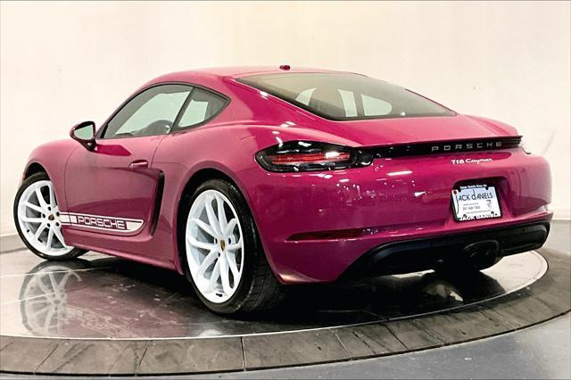 used 2024 Porsche 718 Cayman car, priced at $87,500