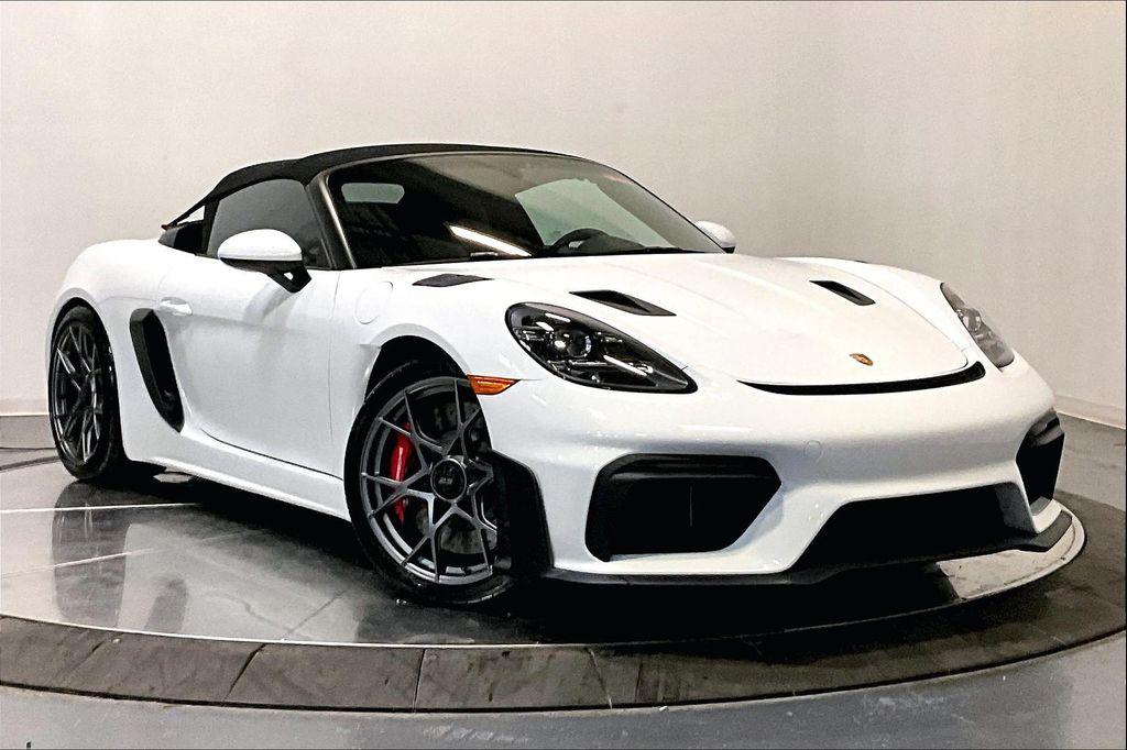 used 2025 Porsche 718 Spyder car, priced at $195,000