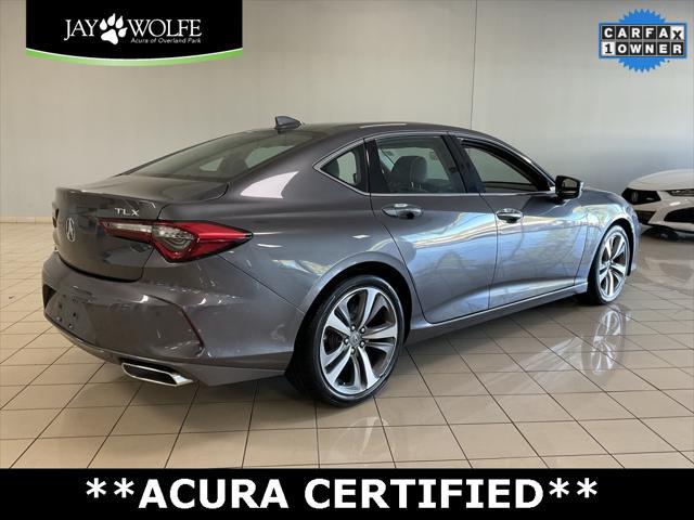 used 2021 Acura TLX car, priced at $28,600