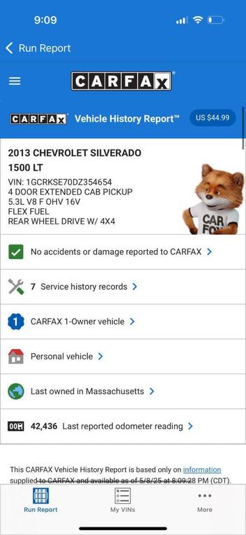used 2013 Chevrolet Silverado 1500 car, priced at $17,500