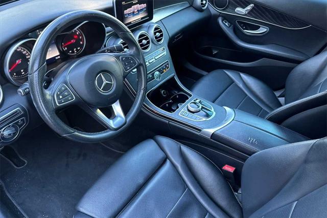 used 2017 Mercedes-Benz C-Class car, priced at $15,587