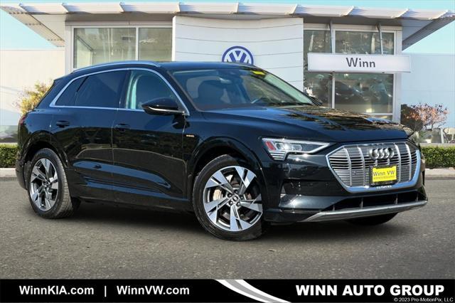 used 2021 Audi e-tron car, priced at $26,887