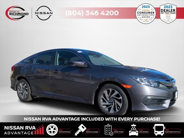 used 2017 Honda Civic car, priced at $16,695