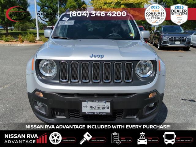 used 2018 Jeep Renegade car, priced at $15,495