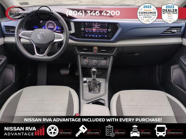 used 2022 Volkswagen Taos car, priced at $19,995