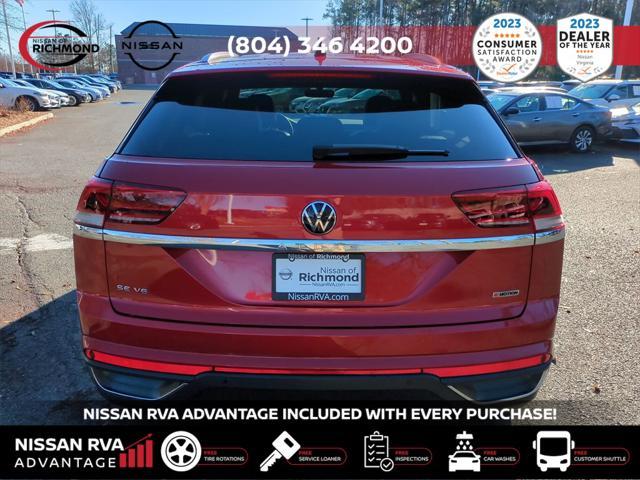 used 2022 Volkswagen Atlas Cross Sport car, priced at $27,195