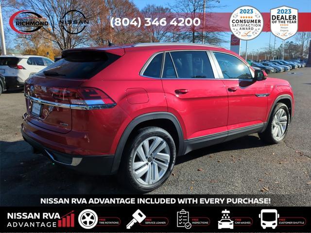 used 2022 Volkswagen Atlas Cross Sport car, priced at $27,195