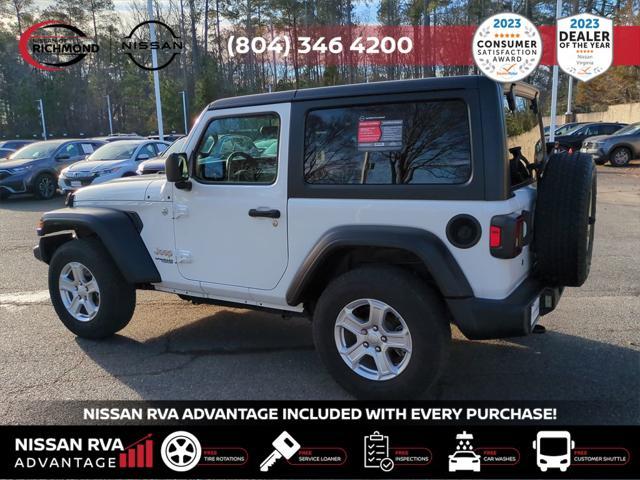 used 2019 Jeep Wrangler car, priced at $22,895