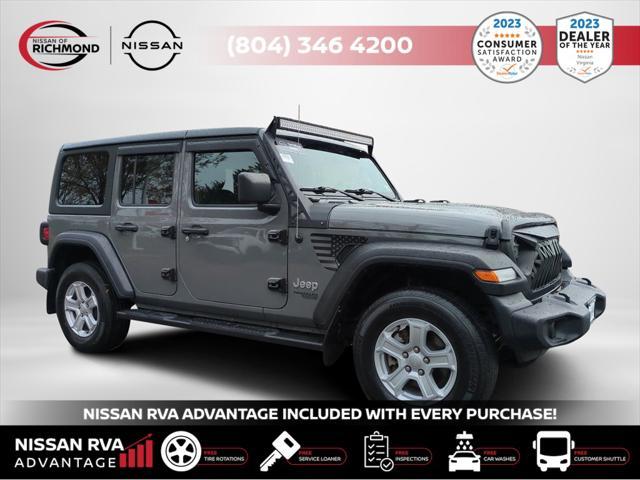 used 2020 Jeep Wrangler Unlimited car, priced at $27,495