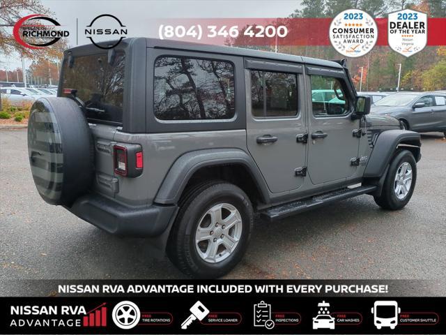 used 2020 Jeep Wrangler Unlimited car, priced at $29,495