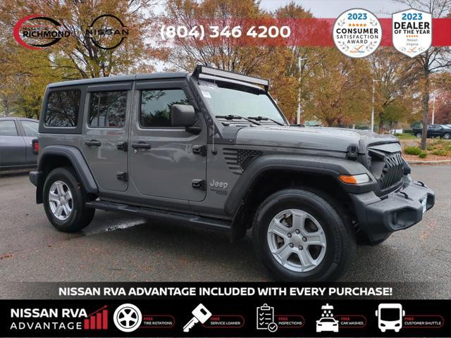 used 2020 Jeep Wrangler Unlimited car, priced at $29,495