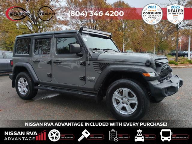 used 2020 Jeep Wrangler Unlimited car, priced at $29,495