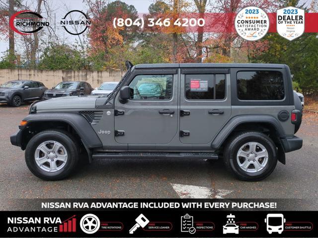 used 2020 Jeep Wrangler Unlimited car, priced at $29,495