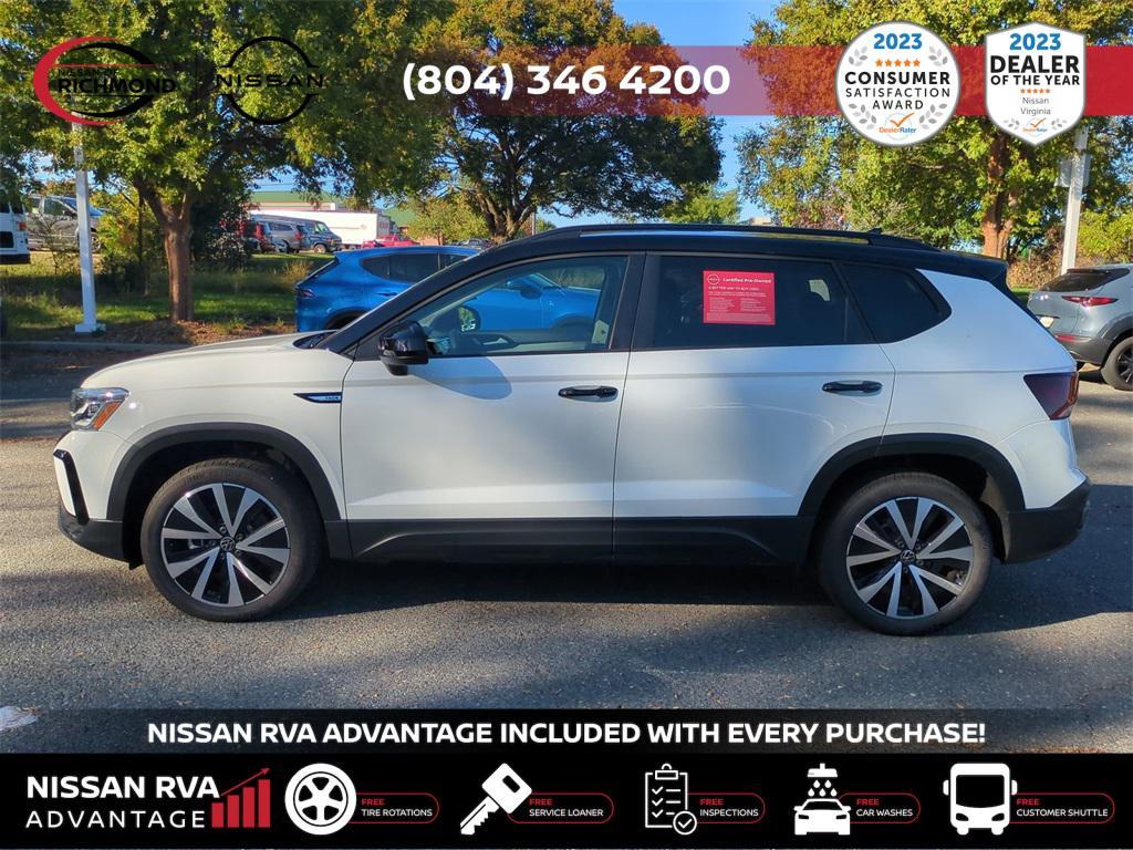 used 2024 Volkswagen Taos car, priced at $27,498