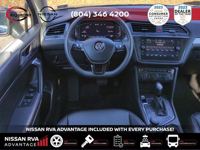 used 2021 Volkswagen Tiguan car, priced at $19,500