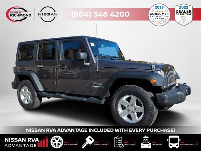 used 2014 Jeep Wrangler Unlimited car, priced at $18,495