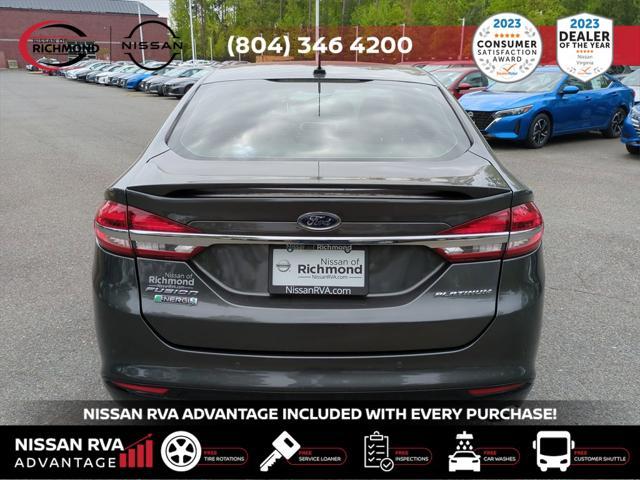 used 2018 Ford Fusion Energi car, priced at $16,495