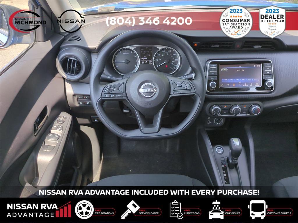 new 2025 Nissan Kicks car, priced at $23,002