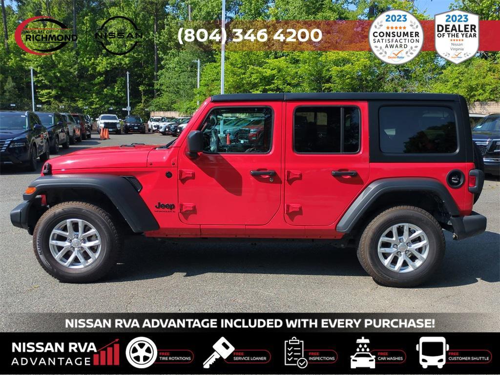 used 2023 Jeep Wrangler car, priced at $30,995