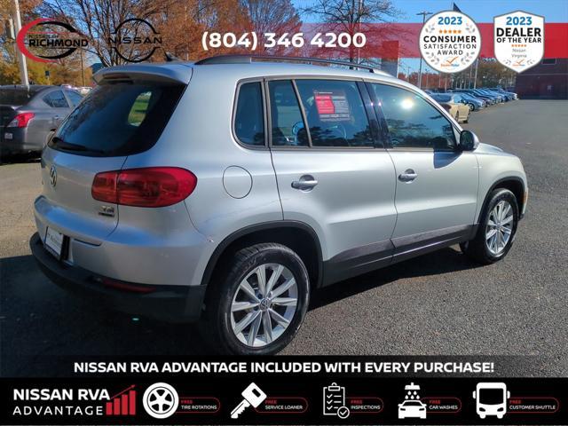 used 2018 Volkswagen Tiguan Limited car, priced at $11,995