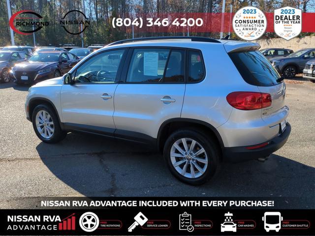 used 2018 Volkswagen Tiguan Limited car, priced at $11,995