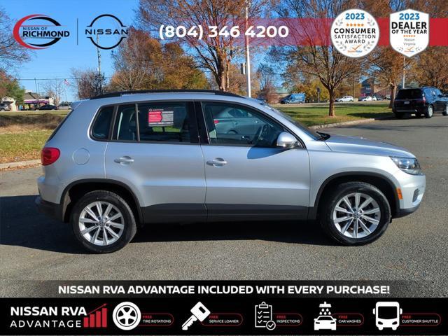 used 2018 Volkswagen Tiguan Limited car, priced at $11,995