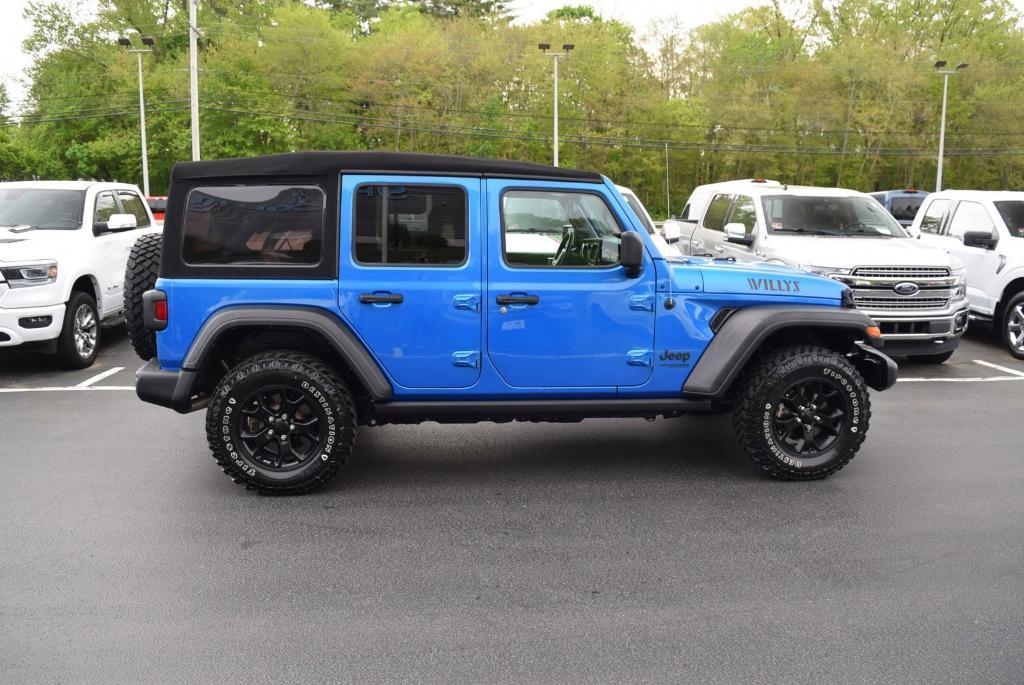 used 2021 Jeep Wrangler Unlimited car, priced at $37,500