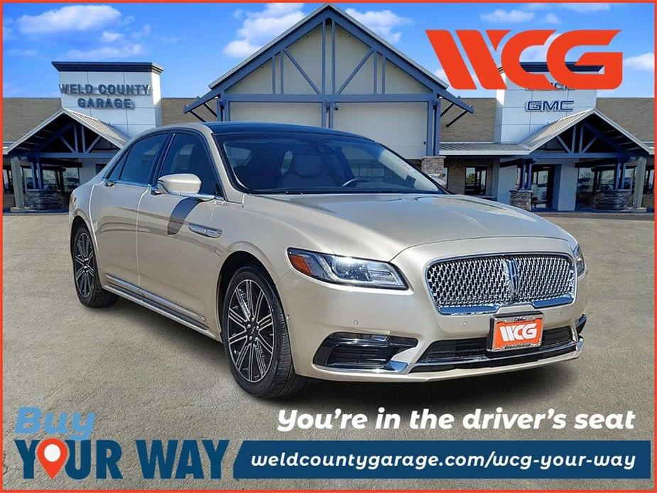 used 2017 Lincoln Continental car, priced at $21,999