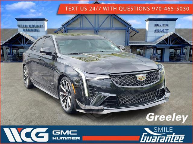 used 2022 Cadillac CT4-V car, priced at $62,999