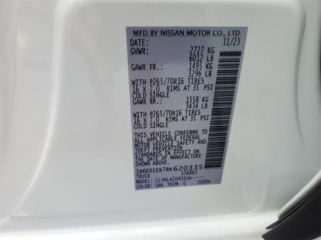 used 2024 Nissan Frontier car, priced at $31,299