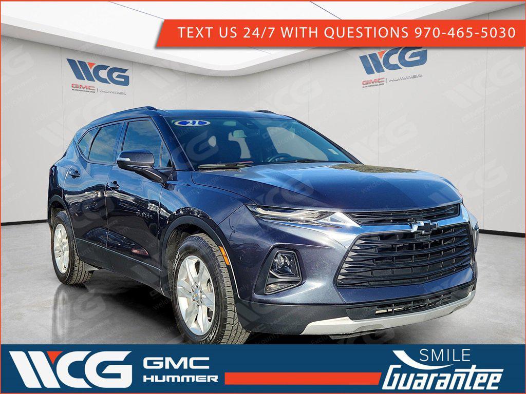 used 2021 Chevrolet Blazer car, priced at $19,499