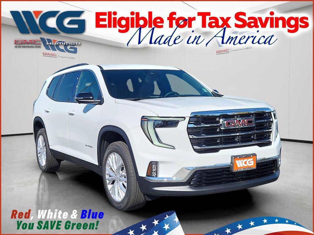 new 2026 GMC Acadia car, priced at $49,498