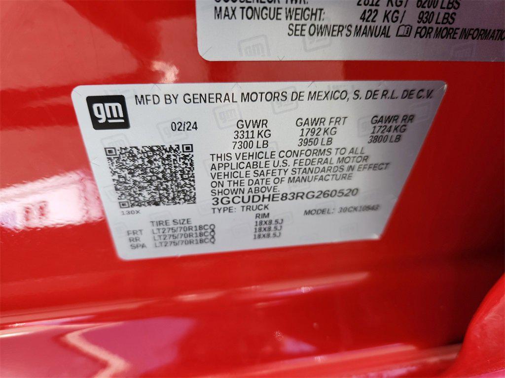 used 2024 Chevrolet Silverado 1500 car, priced at $55,399