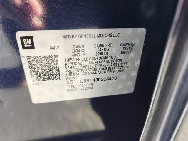 used 2018 Chevrolet Malibu car