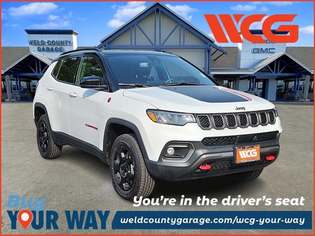 used 2023 Jeep Compass car, priced at $23,499